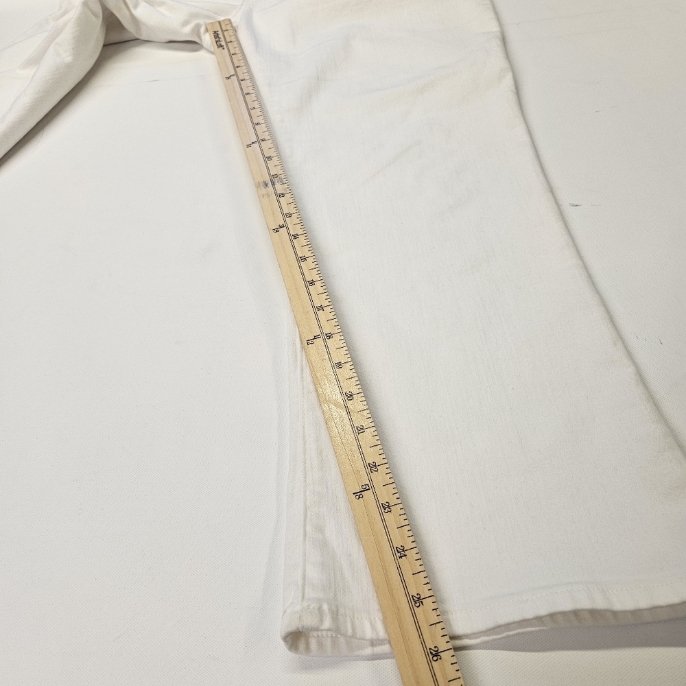 Madewell Women's Cali Demi-Boot Jeans White size 33 - Picture 2 of 13